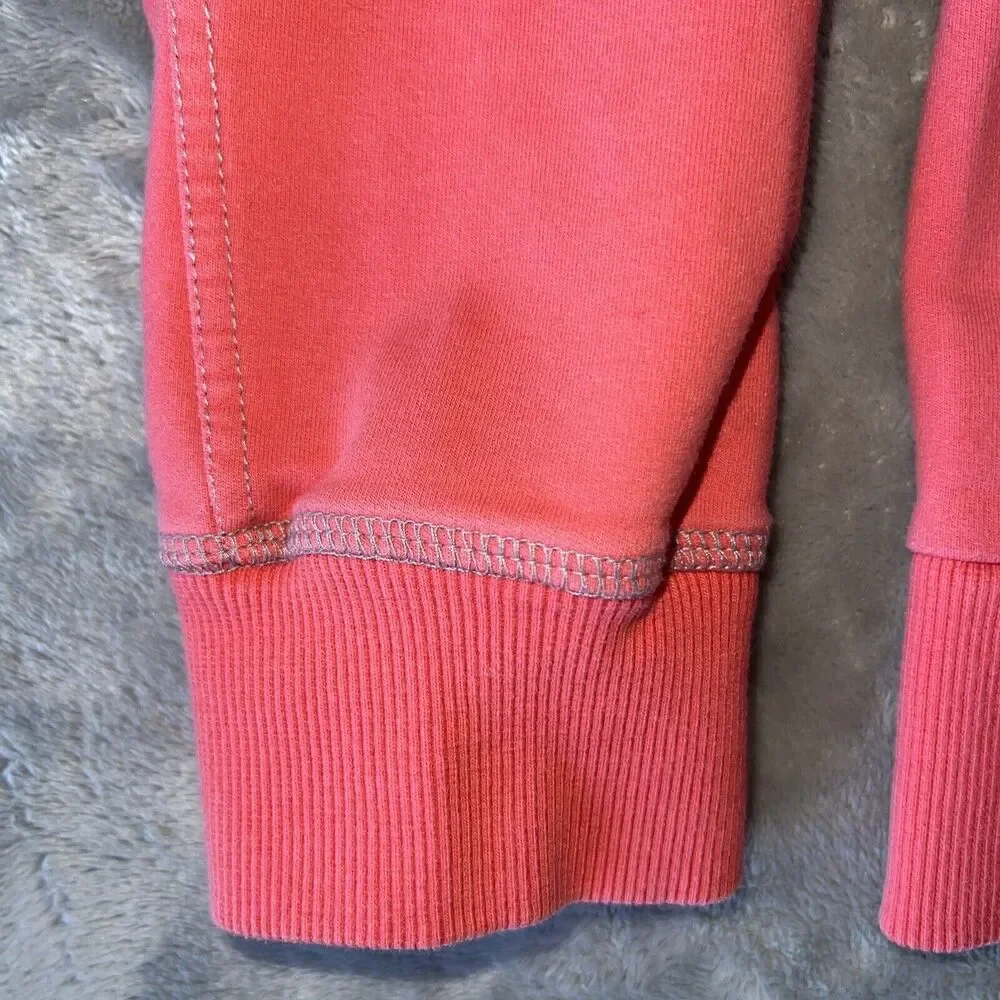 Pulp Vintage Women’s Medium Full Zip Jacket Pink Sweater Button-Pockets Coat - Picture 7 of 9